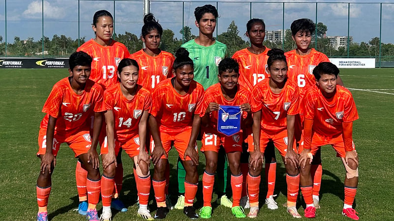India vs Uzbekistan, FIFA Womens International Friendly: Team Photo X