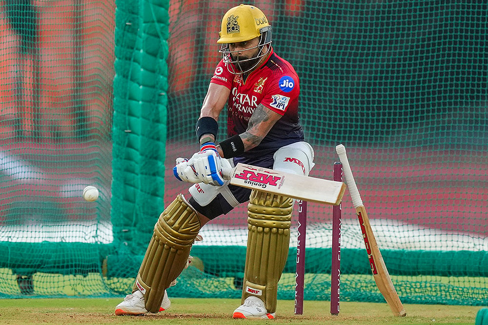 IPL 2025 Final Royal Challengers Bengalurus training session: 