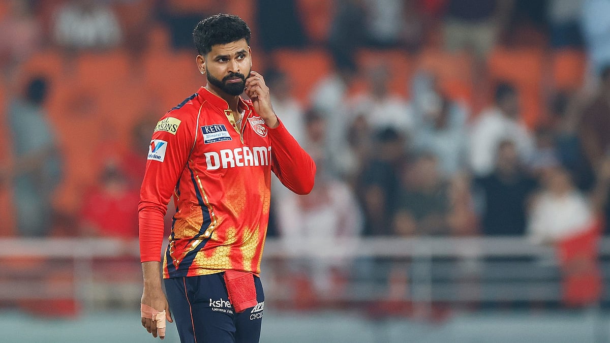File : Shreyas Iyer looks on during the IPL final against Royal Challengers Bengaluru.