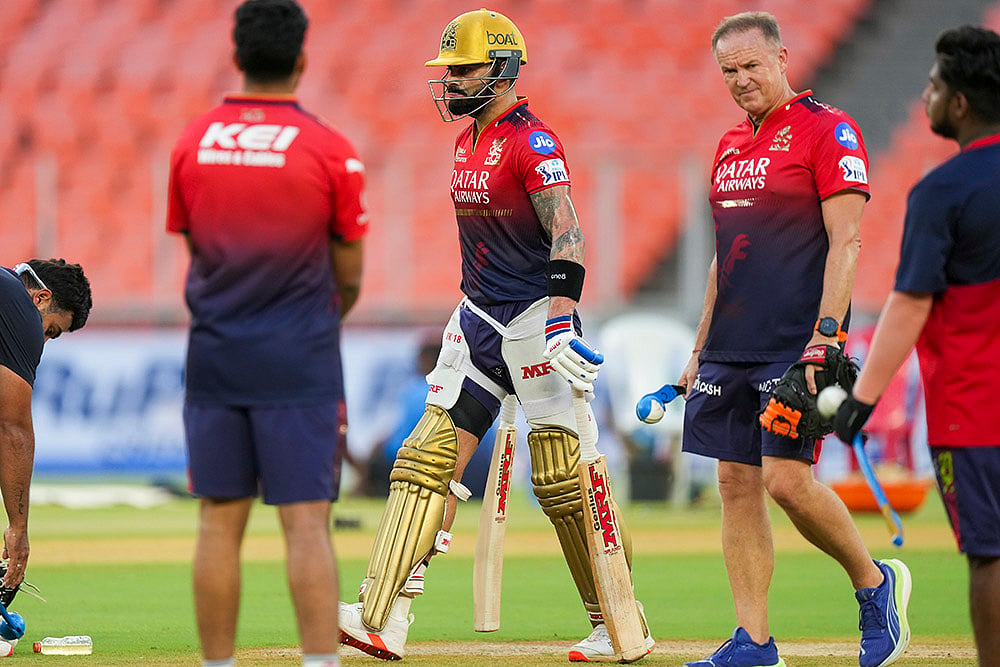 IPL 2025 Final Royal Challengers Bengalurus training session:  Virat Kohli