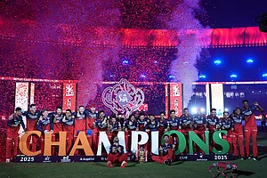 | Photo: AP/Ajit Solanki : IPL 2025 Final: RCB Victory Celebrations
