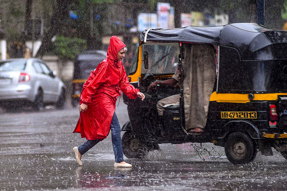 | Photo: PTI : Weather: Rain in Mumbai