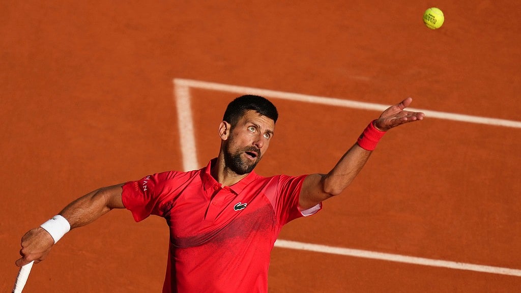 Photo: AP : Novak Djokovic defeated Cameron Norrie in the French Open 2025 round of 16.