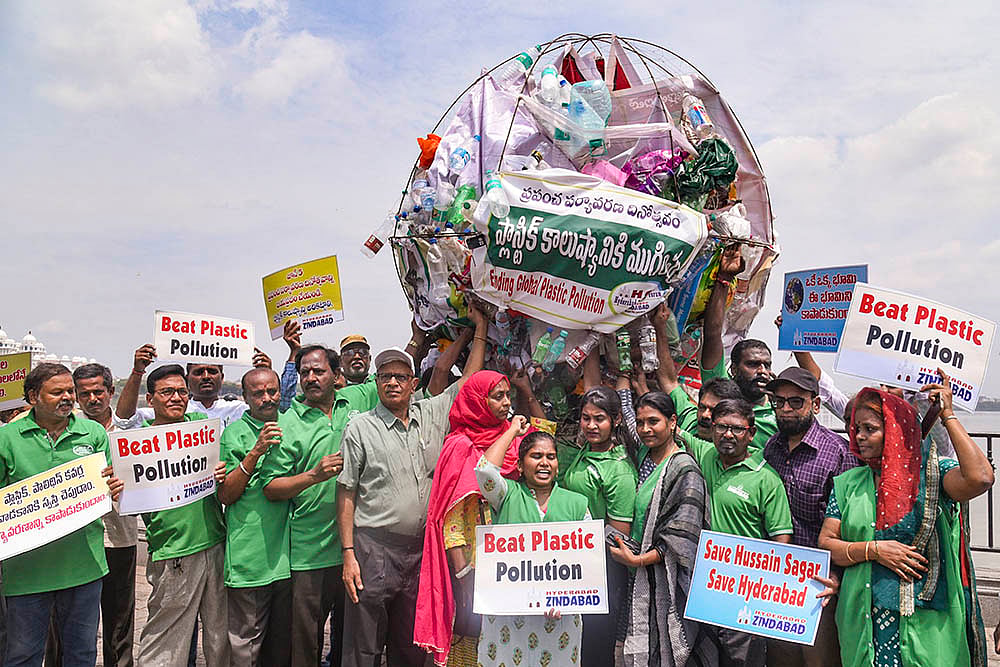 | Photo: PTI : World Environment Day event in Hyderabad