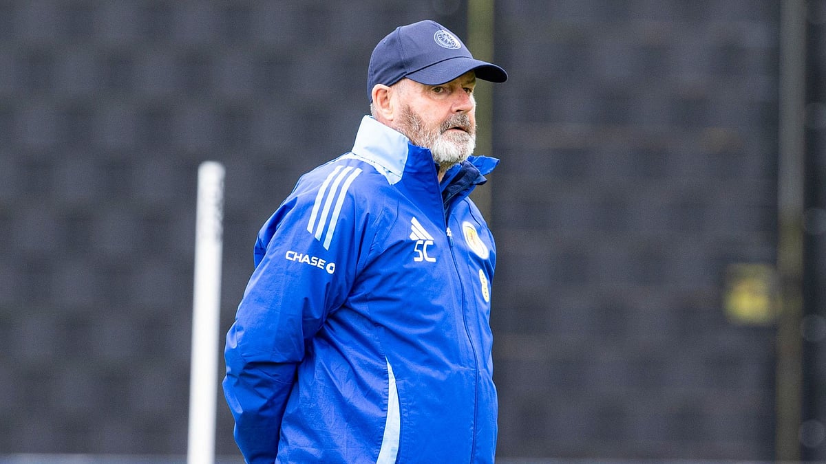 Clarke during Scotland's training session on Thursday