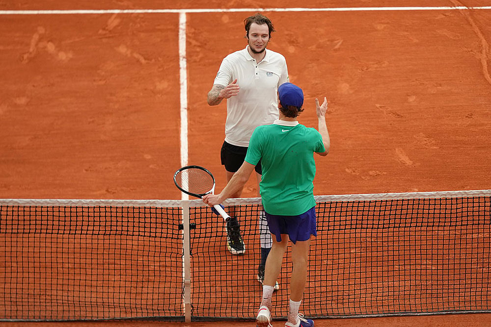 French Open: Jannik Sinner vs Alexander Bublik