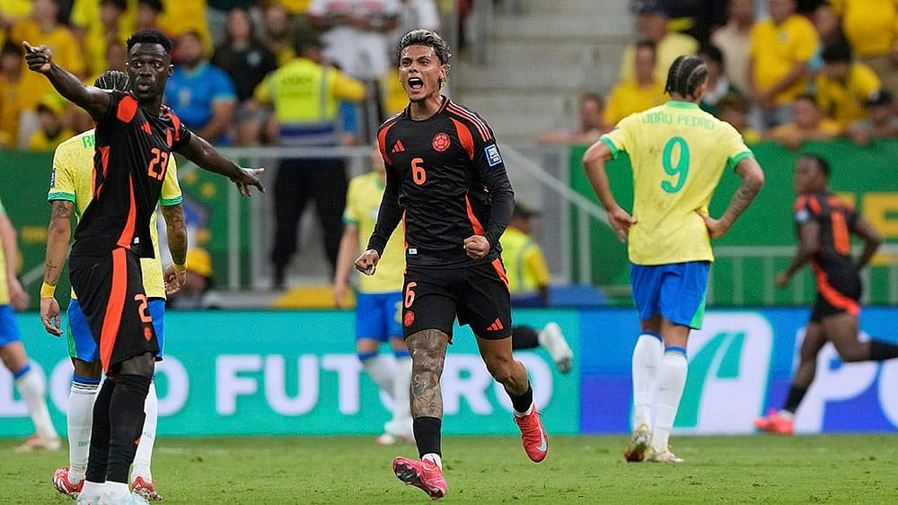 | Photo: AP/Eraldo Peres : FIFA World Cup 2026 Qualifiers: Brazil vs Colombia