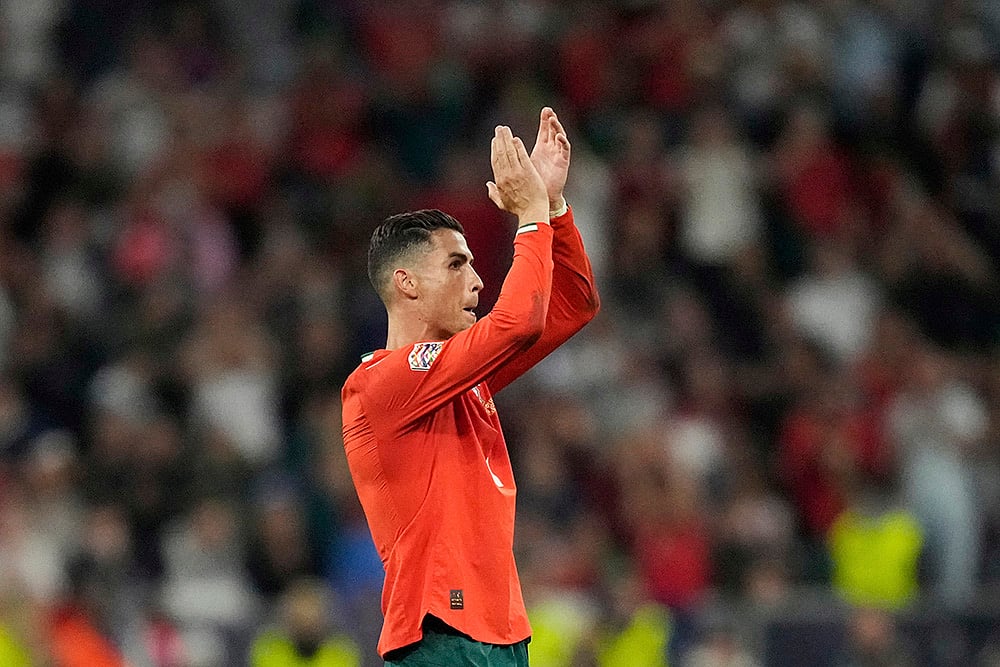 UEFA Nations League semifinal soccer Germany vs Portugal: Cristiano Ronaldo