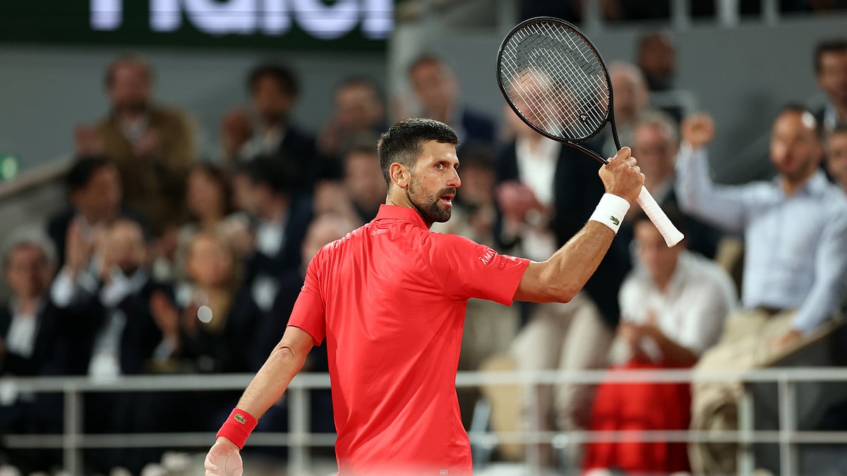 Novak Djokovic at the French Open