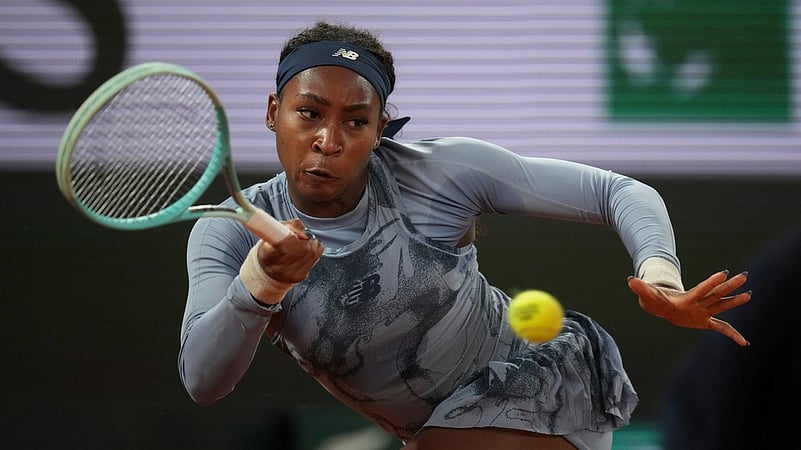 Coco Gauff French Open AP