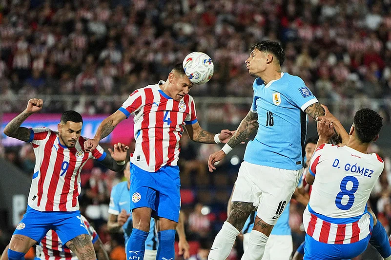 World Cup 2026 qualifying soccer match: Paraguay vs Uruguay