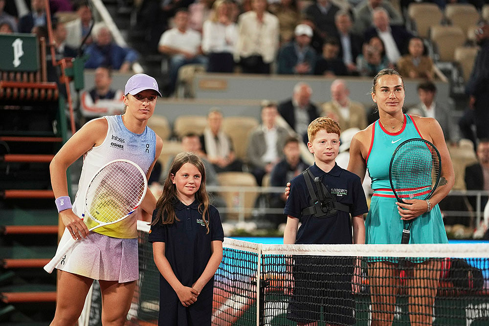 French Open Tennis 2025 Semi-Finals Aryna Sabalenka vs Iga Swiatek_10