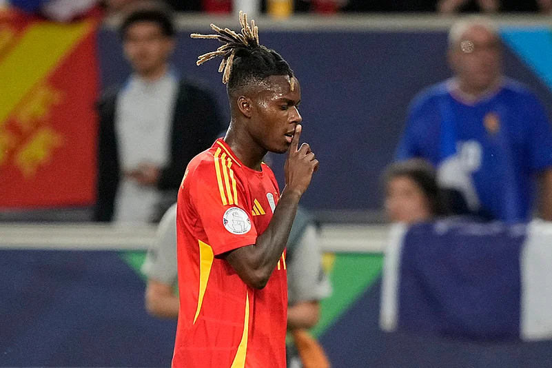 UEFA Nations League soccer Semi-final Spain vs France: Nico Williams