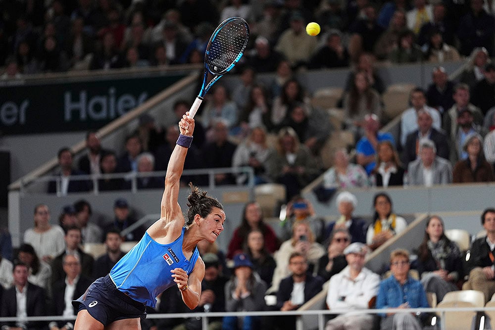French Open Tennis 2025 Semi-Finals Coco Gauff vs Lois Boisson_9