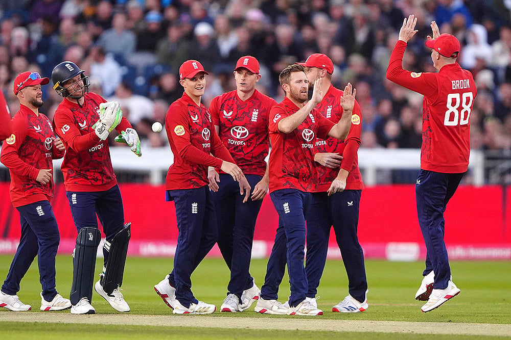 | Photo: Owen Humphreys/PA via AP : England vs West Indies 1st Twenty20 Match