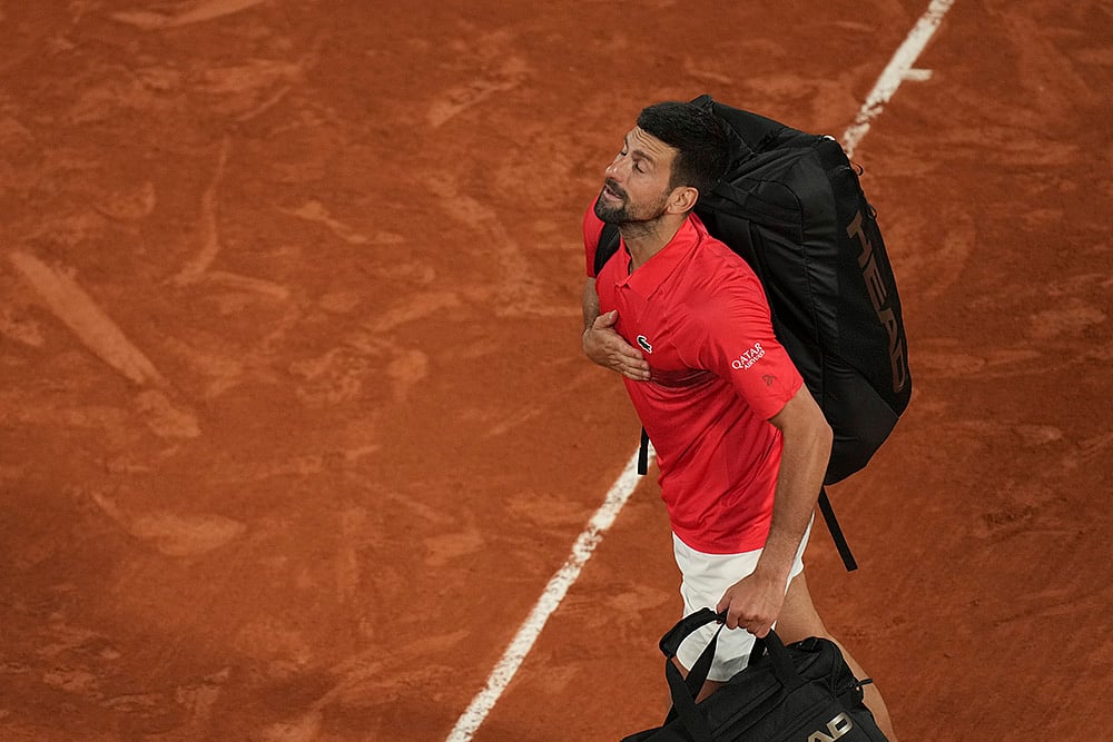 French Open Tennis 2025 Semi-Final Jannik Sinner vs Novak Djokovic