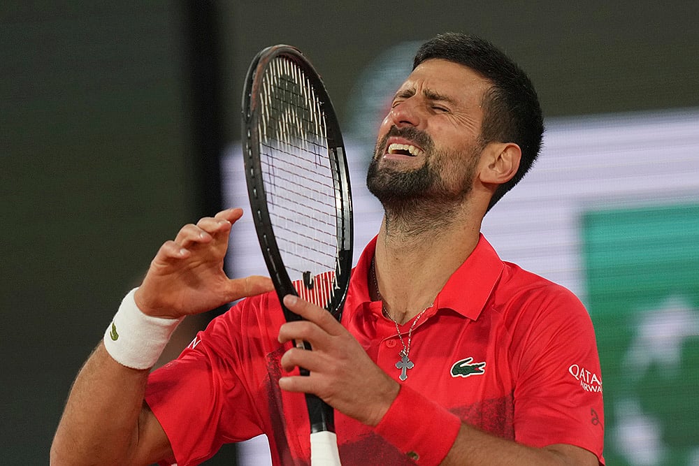 French Open Tennis 2025 Semi-Final Jannik Sinner vs Novak Djokovic