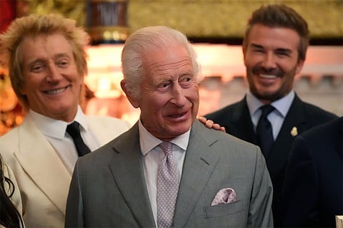 King Charles III and David Beckham 