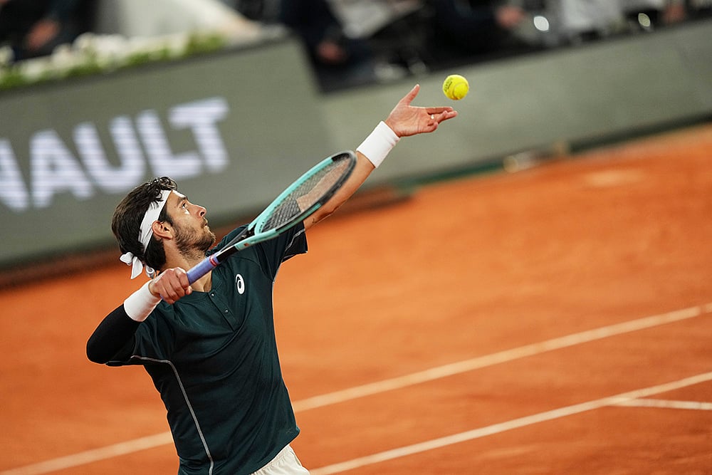 French Open Tennis 2025 Semi-Final Carlos Alcaraz vs Lorenzo Musetti 