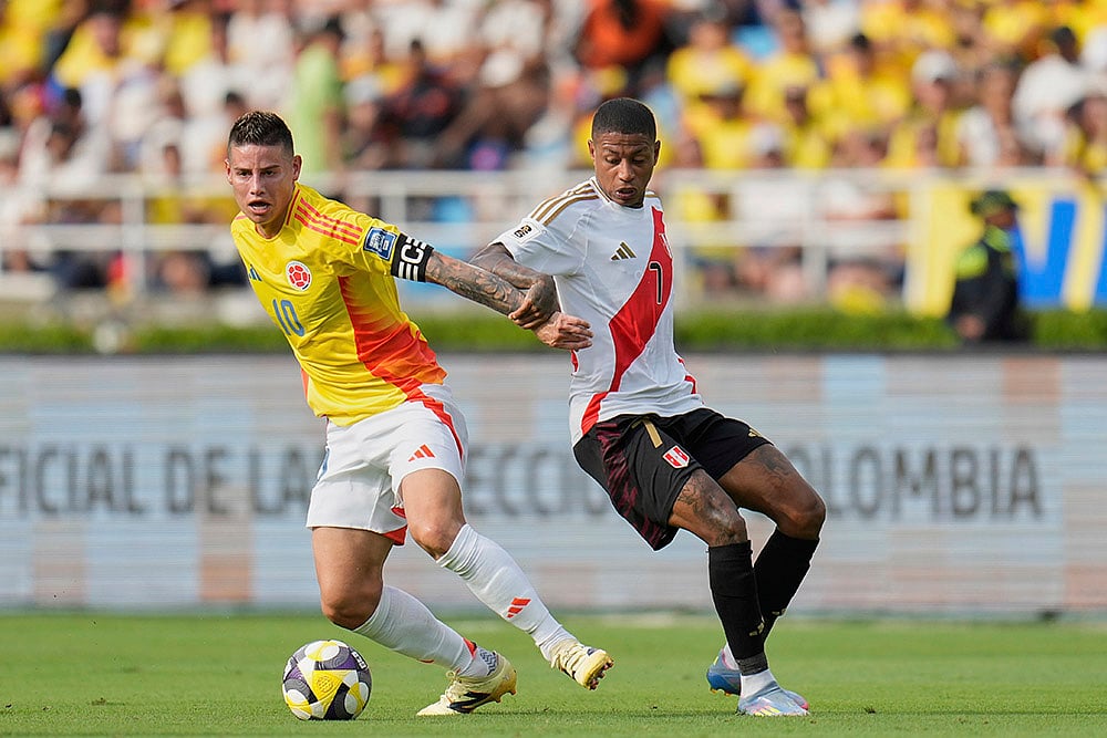 FIFA World Cup 2026, CONMEBOL Qualifiers Colombia vs Peru Wcup Soccer: James Rodriguez