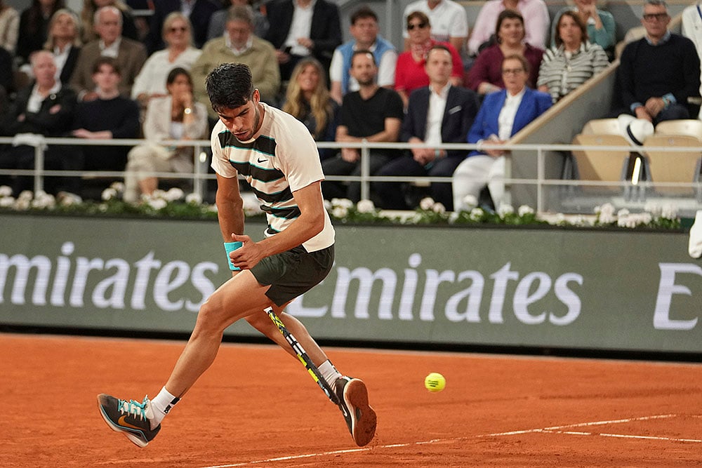French Open Tennis 2025 Semi-Final Carlos Alcaraz vs Lorenzo Musetti 