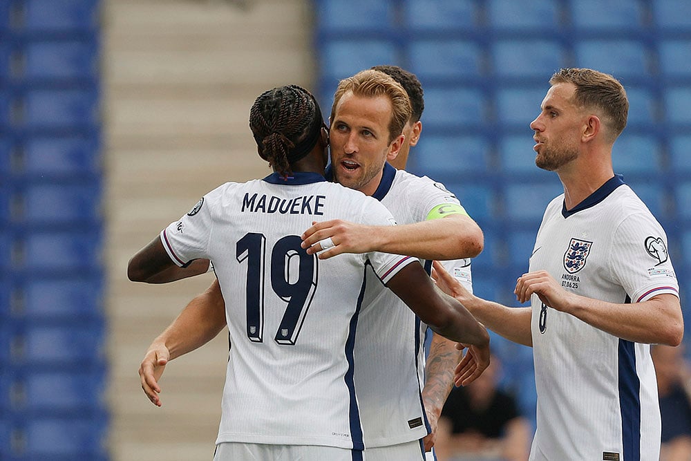 World Cup 2026 group K qualifying soccer Andorra vs England_Harry Kane