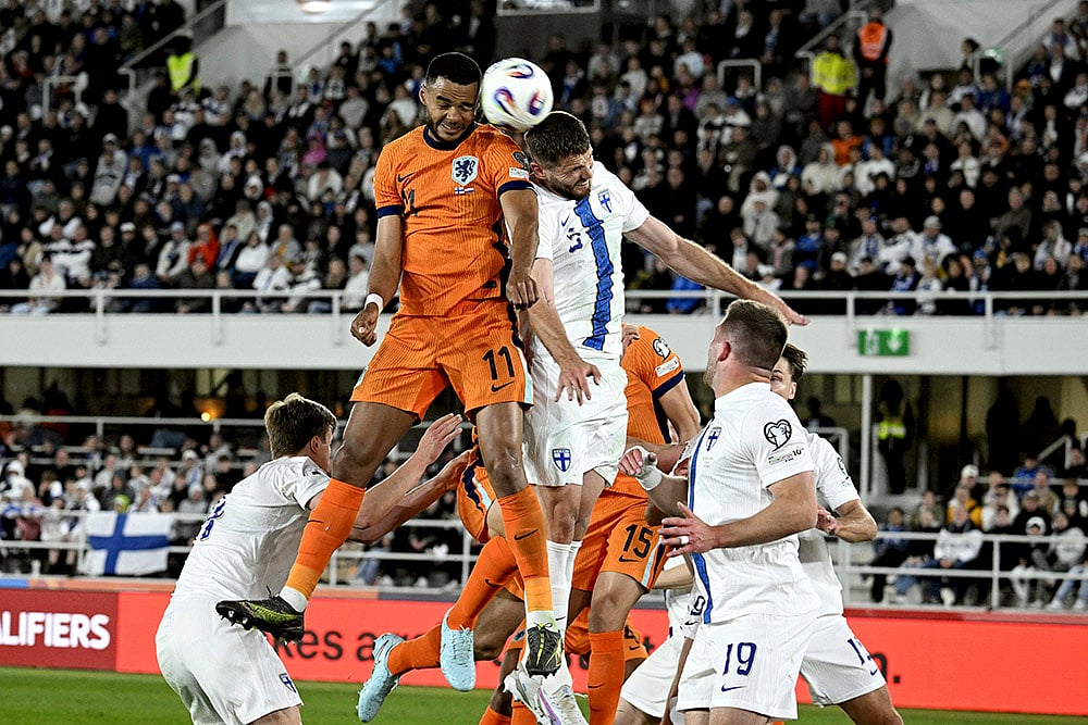 World Cup 2026 group K qualifying soccer Finland vs Netherlands_Leo Visanen