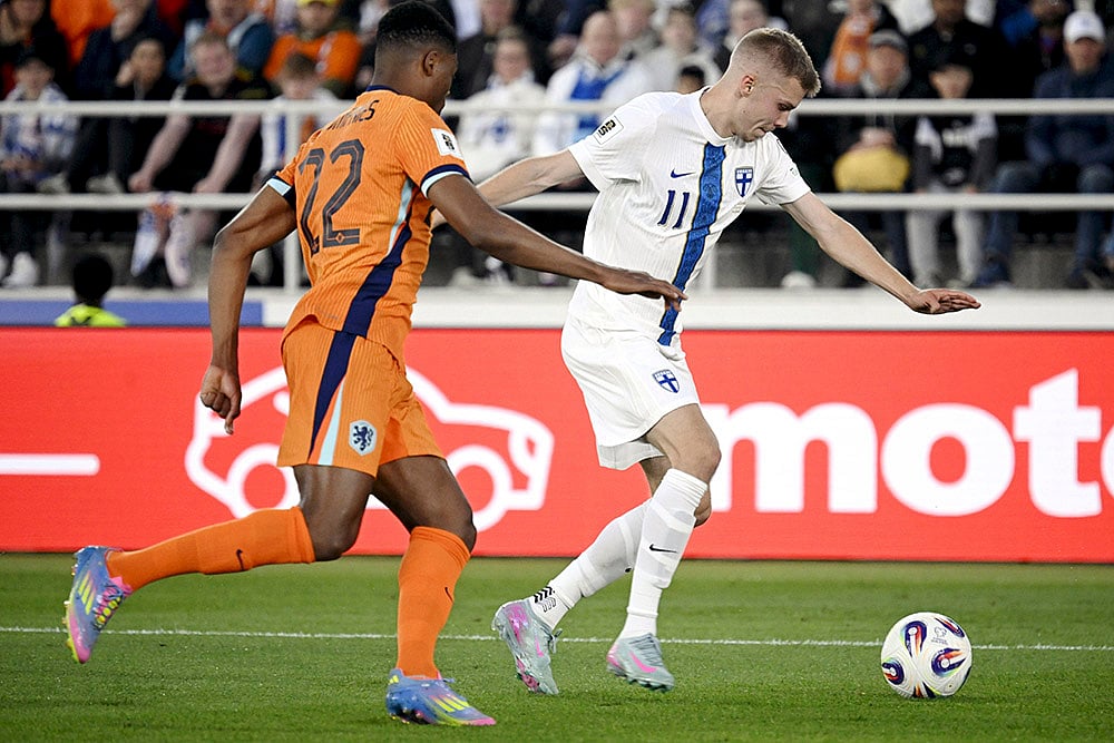World Cup 2026 group K qualifying soccer Finland vs Netherlands_Oliver Antman