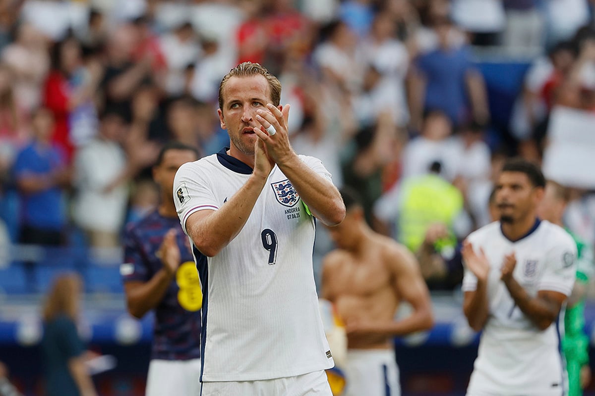 World Cup 2026 group K qualifying soccer Andorra vs England_Harry Kane