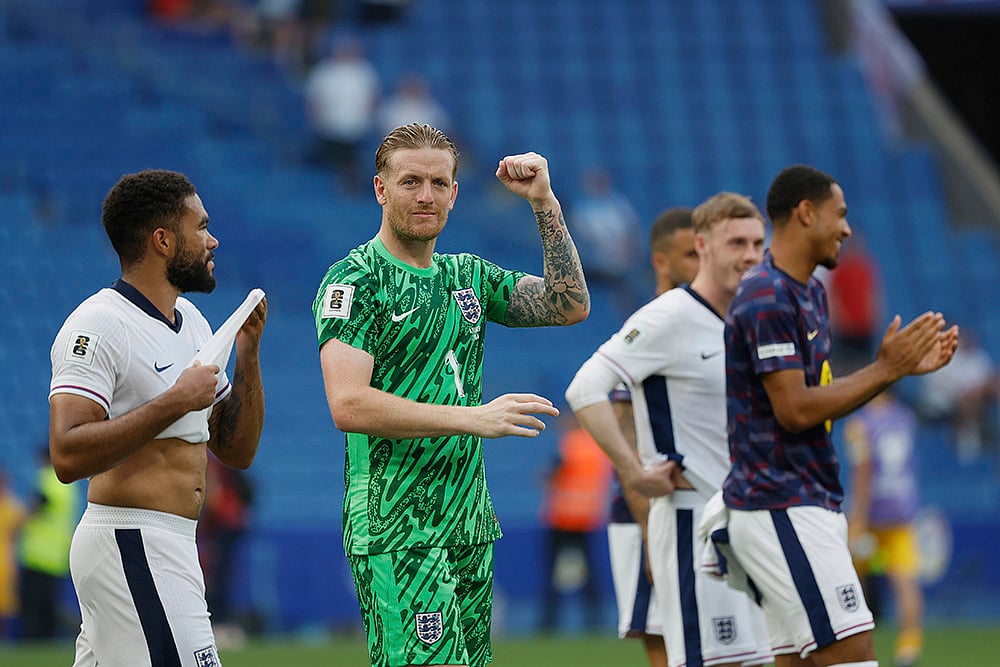 World Cup 2026 group K qualifying soccer Andorra vs England_Jordan Pickford