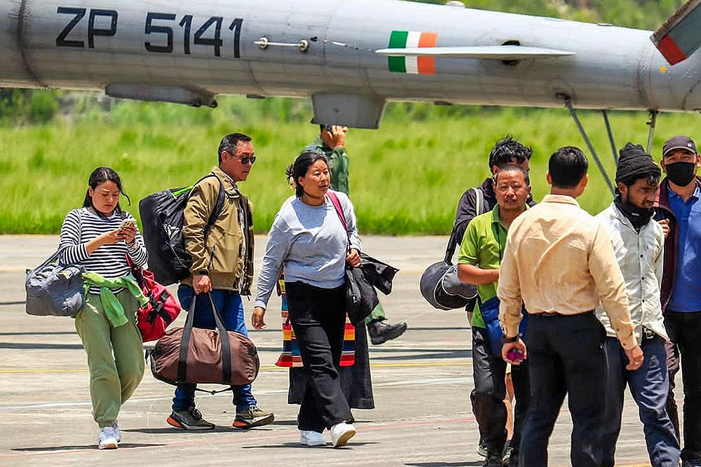 Landslides in Sikkim