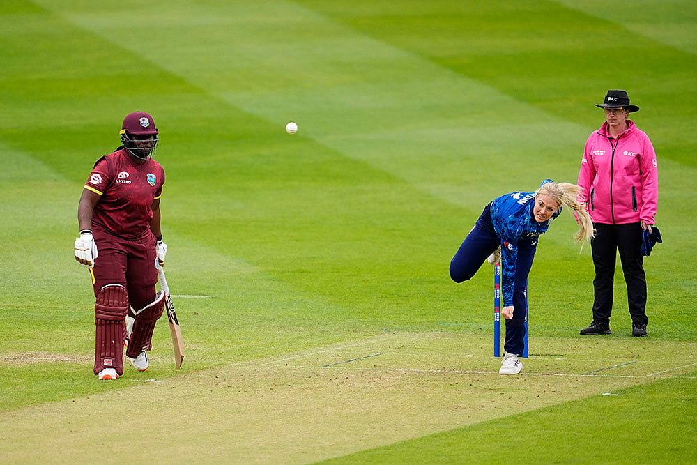 England vs West Indies Womens cricket Series 3rd ODI match:  Sarah Glenn 