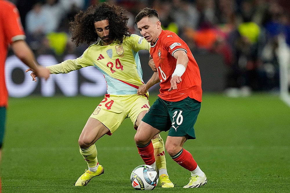 Nations League final soccer Portugal vs Spain: Marc Cucurella