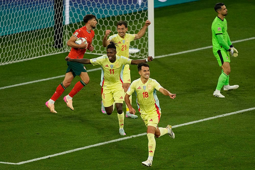 Nations League final soccer Portugal vs Spain: Martin Zubimendi