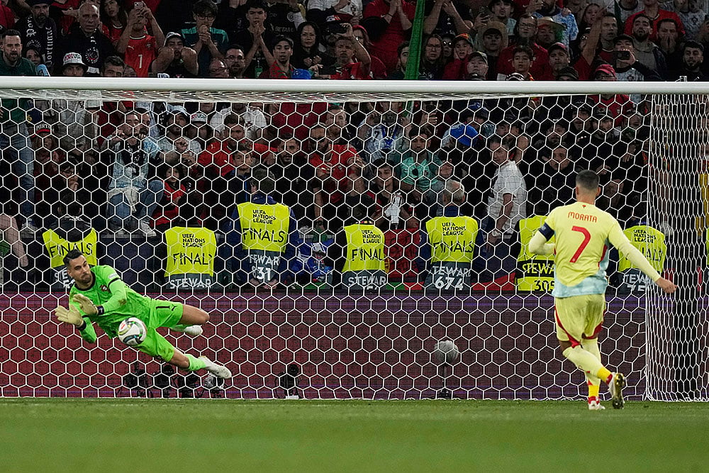 Nations League final soccer Portugal vs Spain: Diogo Costa