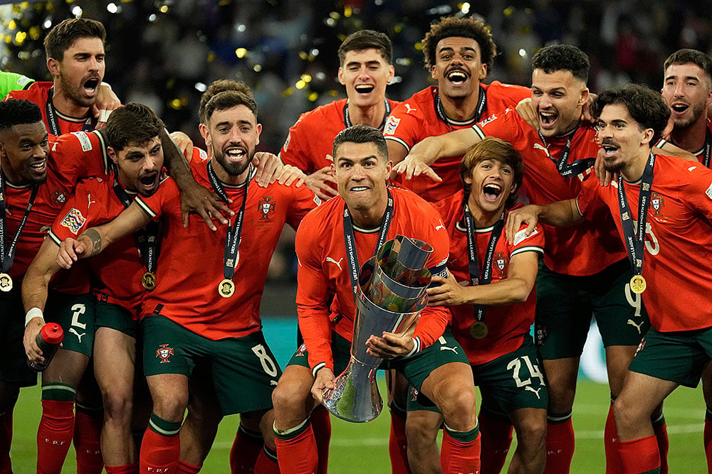 Nations League final soccer Portugal vs Spain: Cristiano Ronaldo 