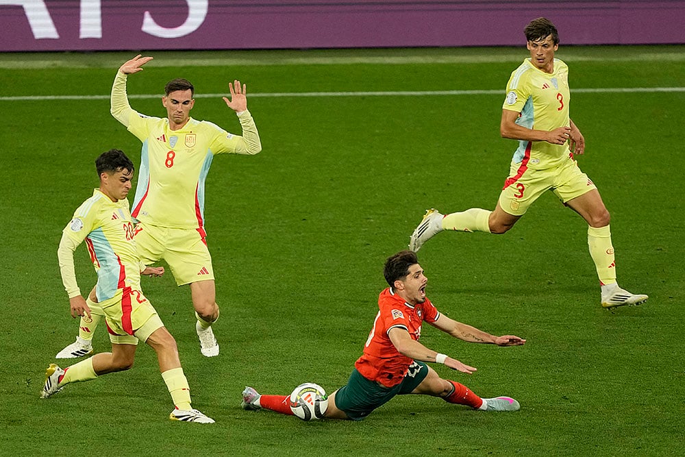 Nations League final soccer Portugal vs Spain:  Pedro Neto 