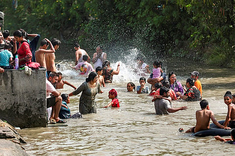 Hot summer day in Jammu