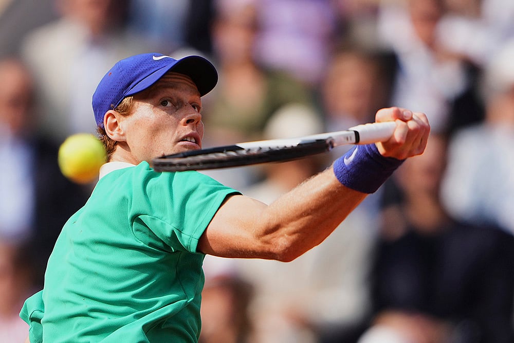 French Open Tennis 2025 Final Carlos Alcaraz Vs Jannik Sinner match pics