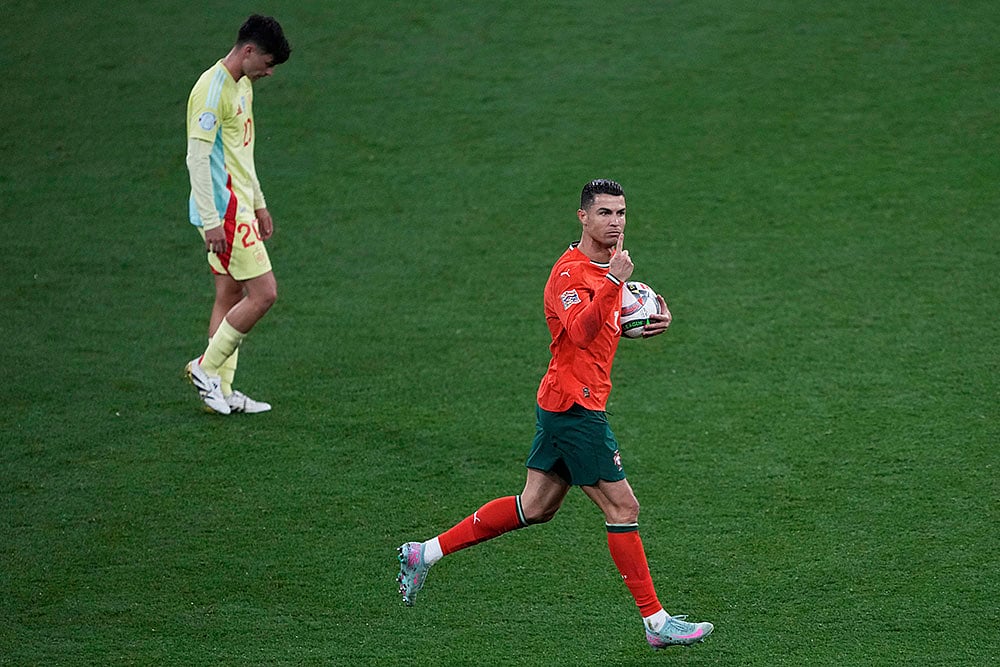 Nations League final soccer Portugal vs Spain: Cristiano Ronaldo