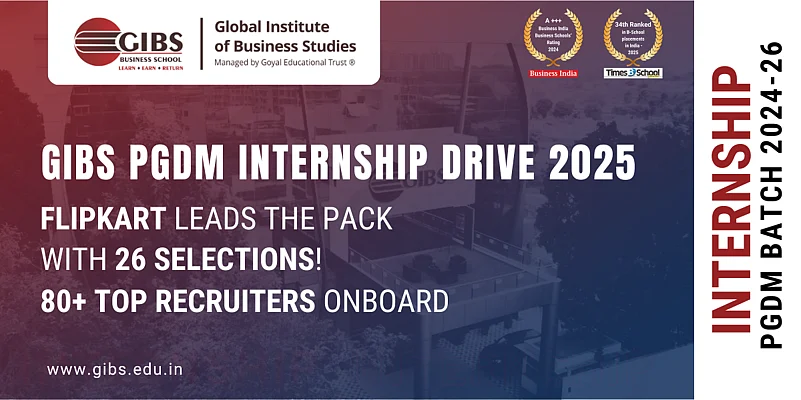 GIBS Bangalore PGDM Batch 2024 – 2026 Internship Drive