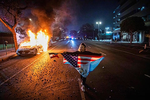 Protests Against Trump Immigration Policy Turn Violent