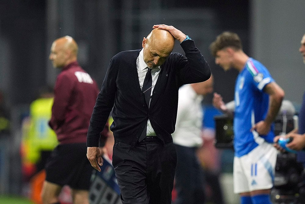 FIFA World Cup 2026 European qualifiers soccer match  Italy vs Moldova: Luciano Spalletti 