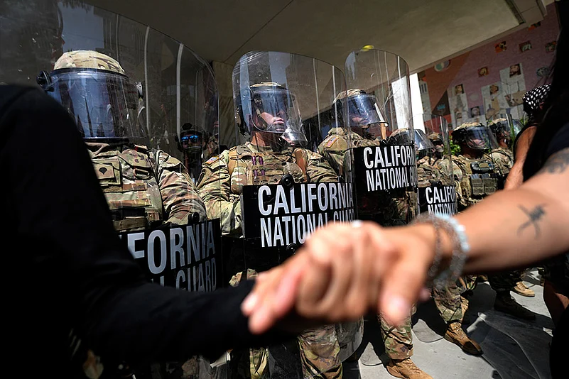 Los Angeles Raids Protest