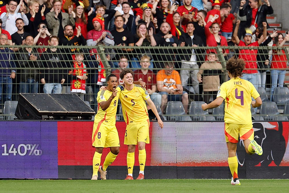 FIFA World Cup 2026 European qualifiers group J soccer match Belgium vs Wales: Youri Tielemans