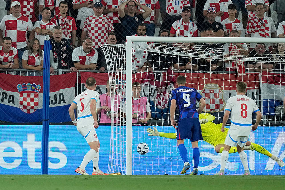 FIFA World Cup 2026 European qualifiers group L soccer match Croatia vs Czechia: Andrej Kramaric