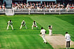 The Incredible, Shrinking Game | Photo: Patrick Eagar : Turning Point: K Srikkanth drives Andy Roberts in the final of the World Cup against West Indies at the Lord’s Cricket Ground on June 25, 1983