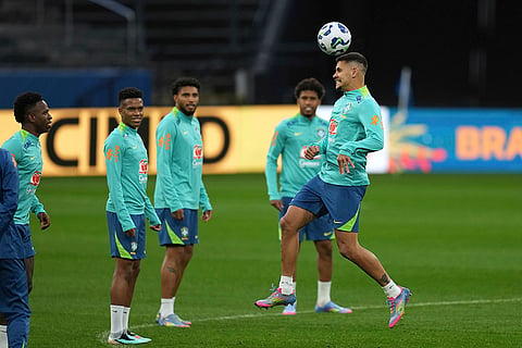 World Cup 2026 CONMEBOL Qualifiers, Brazil Vs Paraguay: Brazil Training session 