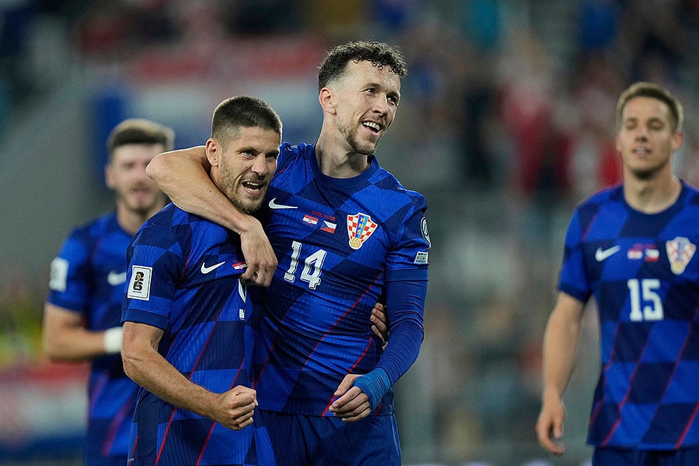 FIFA World Cup 2026 European qualifiers group L soccer match Croatia vs Czechia: Ivan Perisic