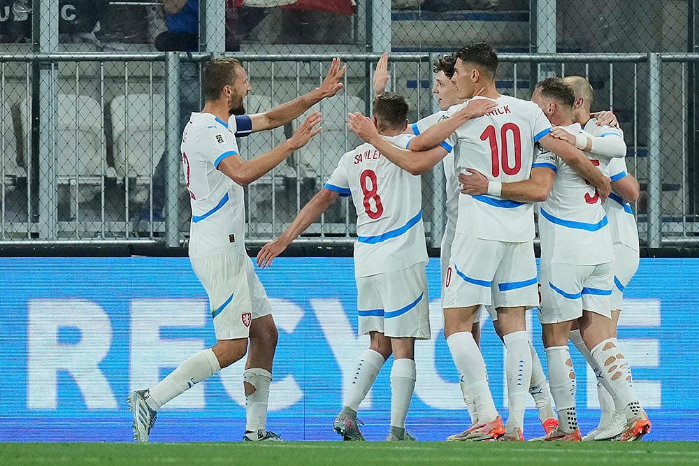 FIFA World Cup 2026 European qualifiers group L soccer match Croatia vs Czechia: Tomas Soucek